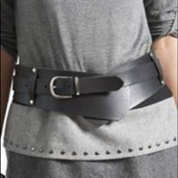 Genuine Leather Wide Equestrian Belt ( Black Medium Only) - Picture 10 of 10